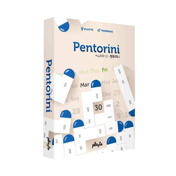 Juego de lógica Pentorini de Playte 14+ Serie Santorini