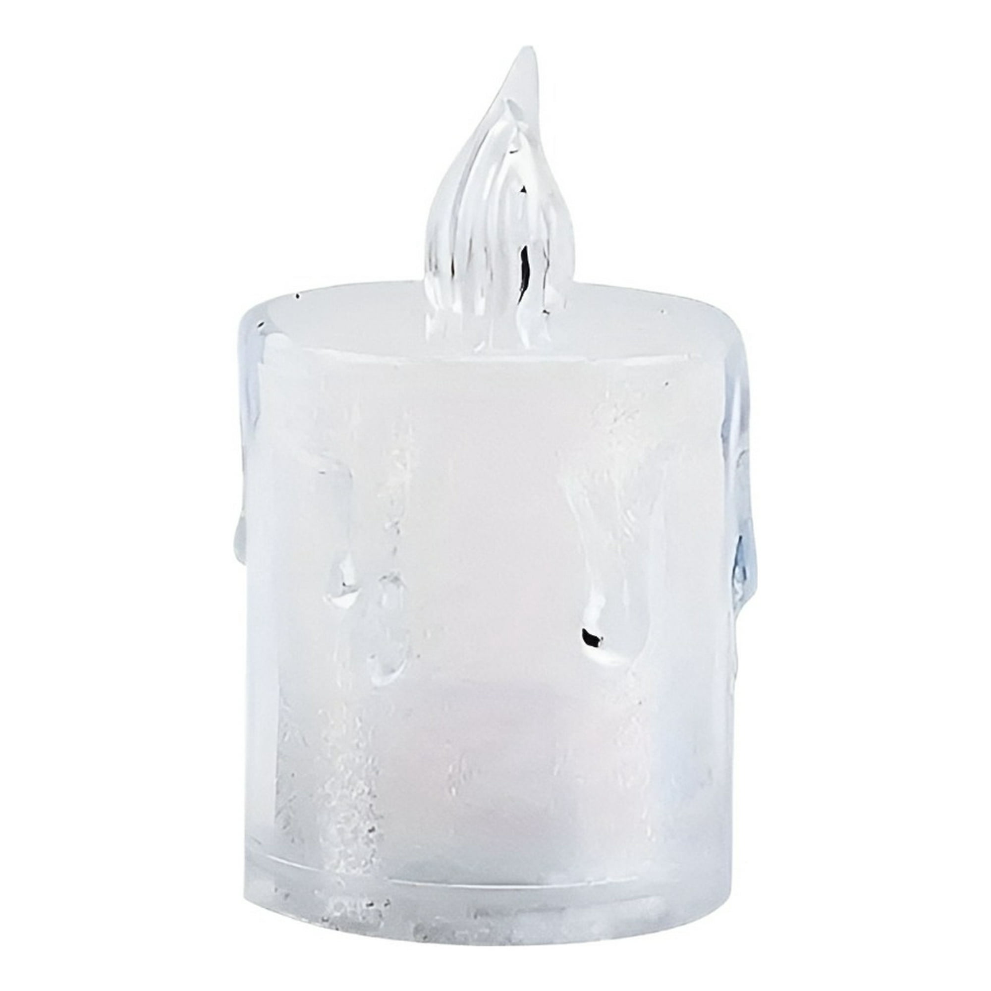 Genérico - Set 12 Velas Decorativas Led Sin Llama Cristal Acrílico Jhn