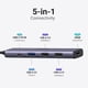 thumbnail image 2 of Hub USB-C UGREEN CM478 5 en 1 4K HDMI 100W PD 5Gbps, 2 of 3
