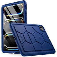 Funda Poetic Turtleskin Para Ipad Pro 11 2024 5Ta Generación Azul Marino