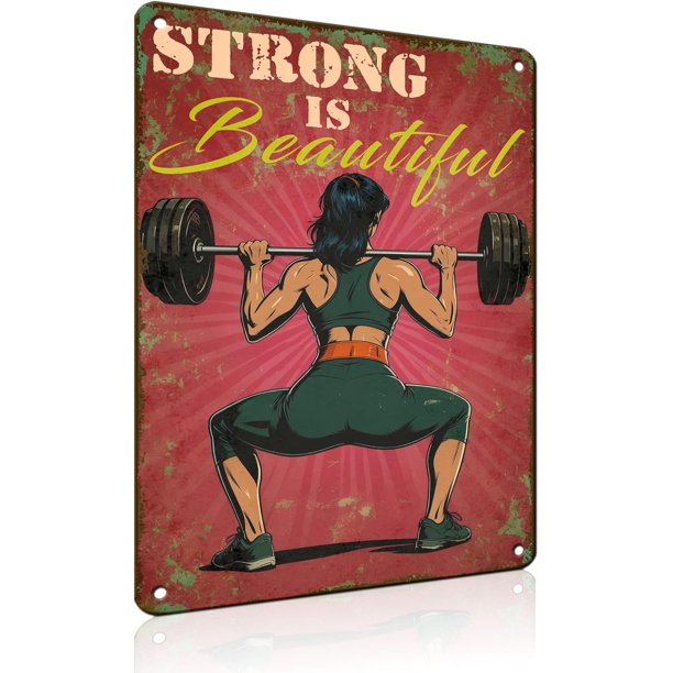 Letrero estaño metal gimnasio no dejas entrenar envejeces vintage arte pared hogar boxeo club 30x40cm