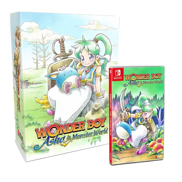 Videojuego Wonder Boy Asha In Monster World Edición De Coleccionista Nintendo Switch