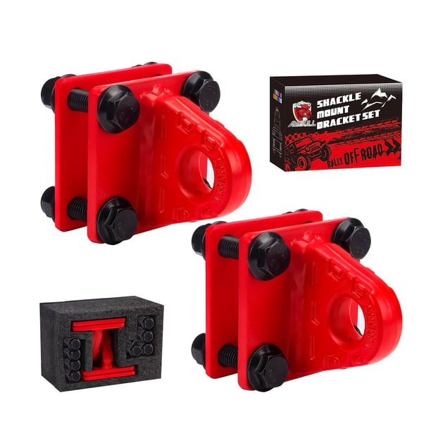 Soporte de montaje con forma de anillo en D AMBULL 5T, capacidad de remolque, paquete de 2