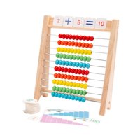 Magideal - Ábaco De Madera Con Marco, Juguete Clásico De Matemáticas, Estante De Computación, Ábaco Aritmético De Números, Juguetes De Aprendizaje De Matemáticas