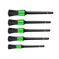 Magideal - Juego De 5 Cepillos Para Detalles De Automóviles, Versátiles, 5 Tamaños Diferentes, Accesorios Para Vehículos, Interior, Exterior, Ruedas, Motor,