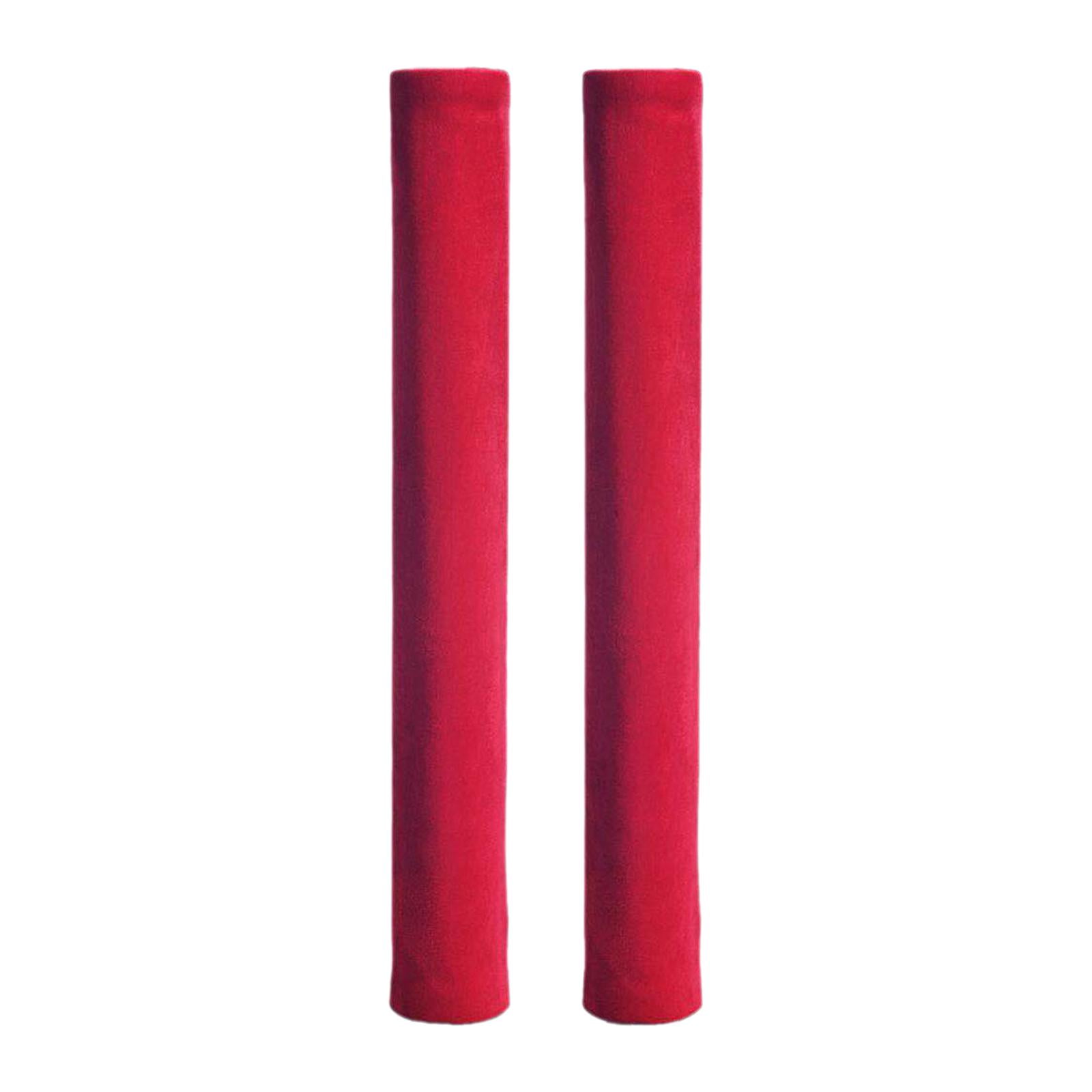 Uucntr - Cubiertas Para Manija De Puerta De Frigorífico, Reutilizables, Para Horno Microondas, Electrodomésticos De Cocina, Color Rojo, 2 Uds.