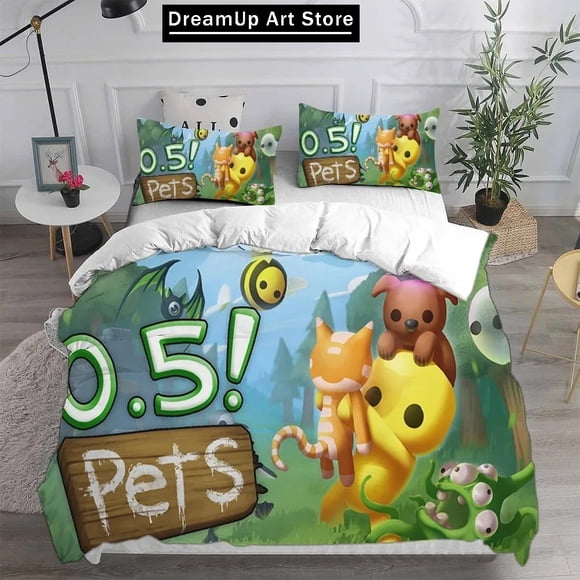 Wobbly & Life Bedding Set Cute Quilt Cover Bed Cover With Pillowcase Boys Adult Home