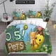 thumbnail image 1 of Wobbly & Life Bedding Set Cute Quilt Cover Bed Cover With Pillowcase Boys Adult Home, 1 of 5