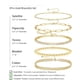 thumbnail image 2 of Pulseras Delicadas de Plata Esterlina 925 para Mujer, Paquete de Moda Regalos para Mujer, 2 of 7