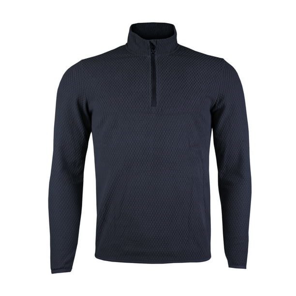 Polera Ii Capa Micropolar Panal Con Cierre Hombre