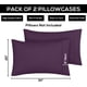 thumbnail image 4 of Fundas de almohada Utopia Bedding Queen, microfibra, color morado, x2, 4 of 7