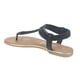 thumbnail image 4 of Sandalia Chalada Mujer Call-25 Negro Plana, 4 of 6