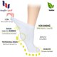 thumbnail image 2 of Calcetines para diabéticos Hugh Ugoli para mujer, holgados, corte holgado, 3 pares, 2 of 9