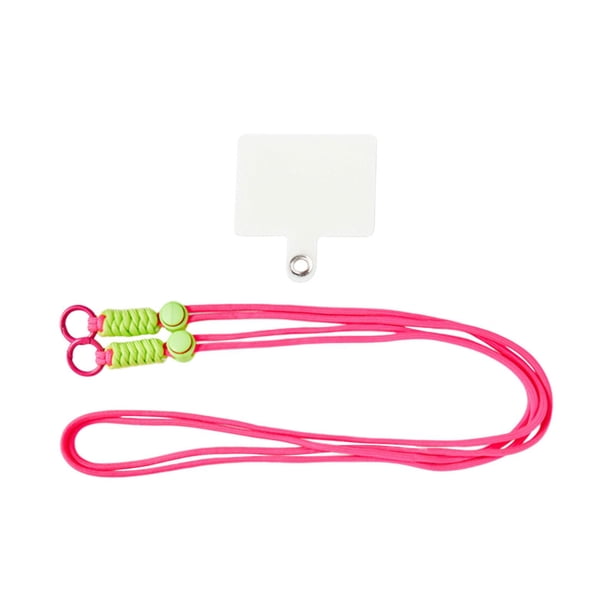 Universal Lanyard Strap Lanyard Patch Phone Lanyard Para Key Holder Mujeres Hombres Pink