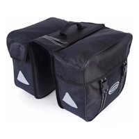 Defensor - Alforja, Bolsos Para La Parrilla De La Bicicleta, 20 Litros Color Negro