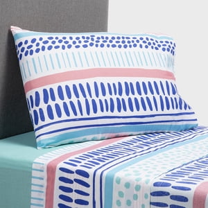 Zahr - Sabana Zarina 1.5 P Estampada Puntos Celeste