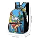 thumbnail image 2 of Los Sims Mochila Escolar para Niños y Niñas, Mochila Infantil de Alta Calidad Ligera, Grande y Duradera 43x15x32cm, 2 of 6