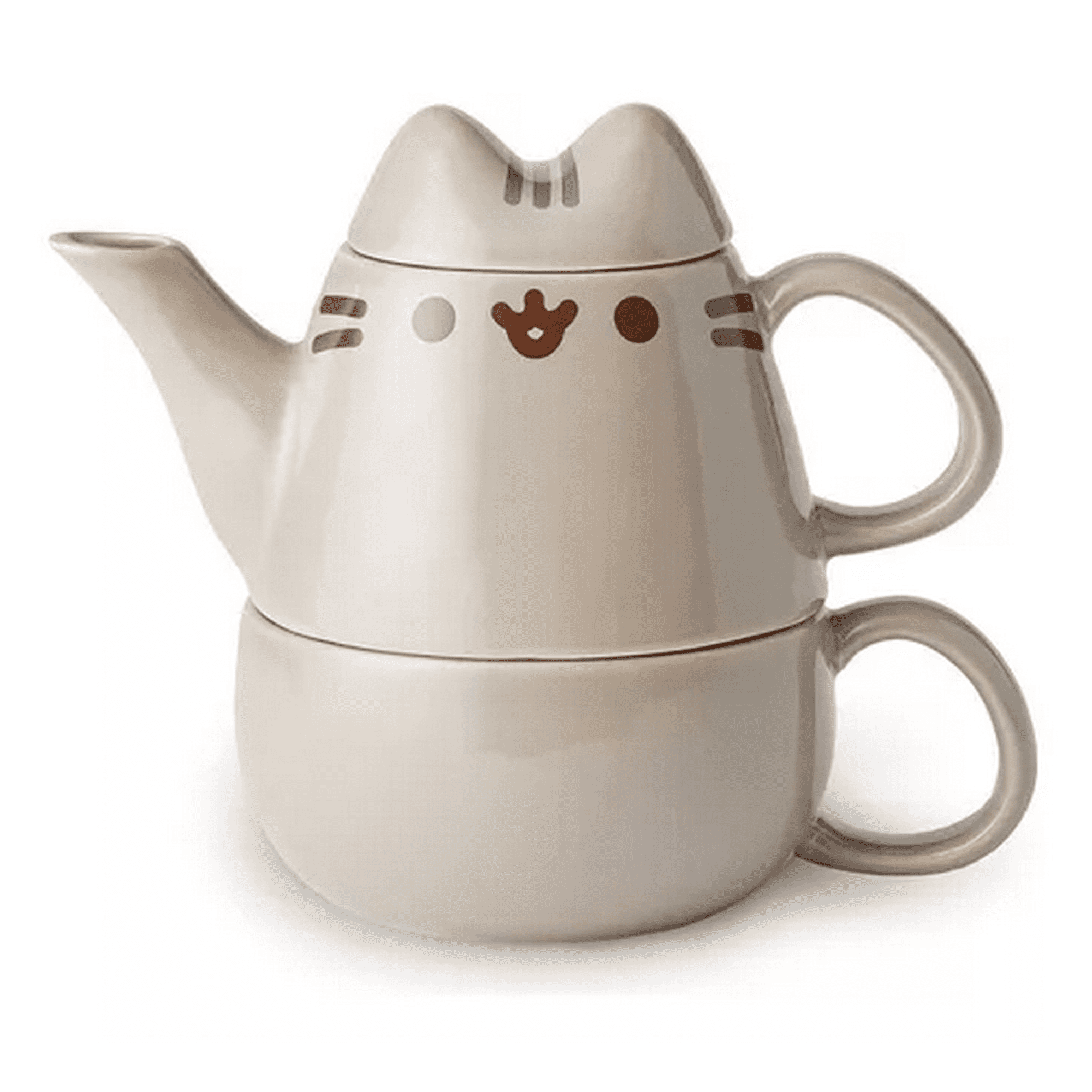 Genérico - Set De Tetera Con Diseño De Gato