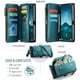 thumbnail image 3 of CaseMe Funda de Cuero para Samsung Galaxy S25 Plus con Billetera [Bloqueo RFID] con Ranura para Billetes con Zíper y 10 Tarjeteros, Correa de Hombro y Muñeca Magnética de Cuero PU Suave para Samsung, 3 of 13