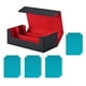 thumbnail image 5 of Caja De Baraja De Cartas Coleccionables, Juguete De Tarjeta De Recolección Fuerte, Estuche Para Tarjetas Deportivas De Cuero PU, Negro, Rojo Con Azul, 5 of 5