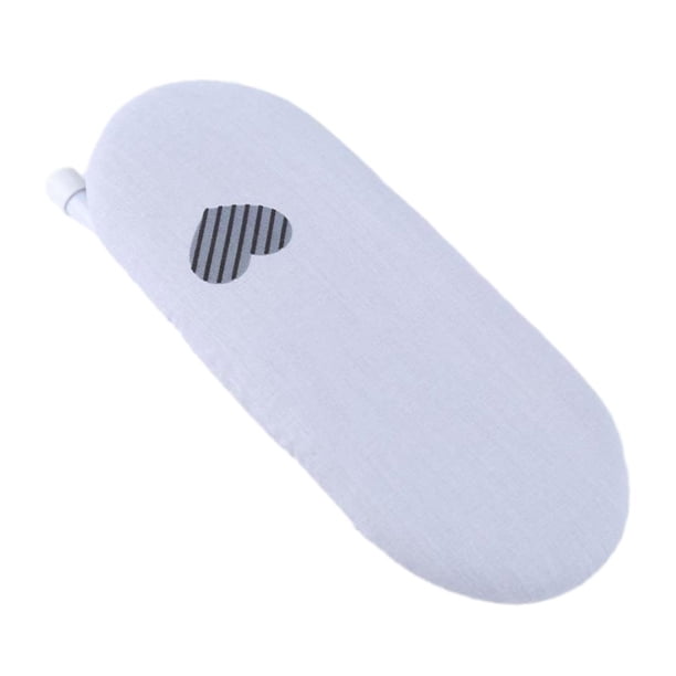 Mini estante para mangas de tabla de planchar, herramienta auxiliar, tabla de planchar de mesa portátil para sala de costura, apartamento, calcetines patrón en forma de corazón