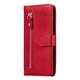 thumbnail image 1 of Funda con Cremallera para Motorola Moto G9 Plus, Carcasa Cartera de Cuero PU con Soporte y Tarjetero, 1 of 5