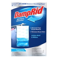 Absorbedor De Humedad Damprid Hanging, Sin Fragancia, 473 Ml, Paquete De 3