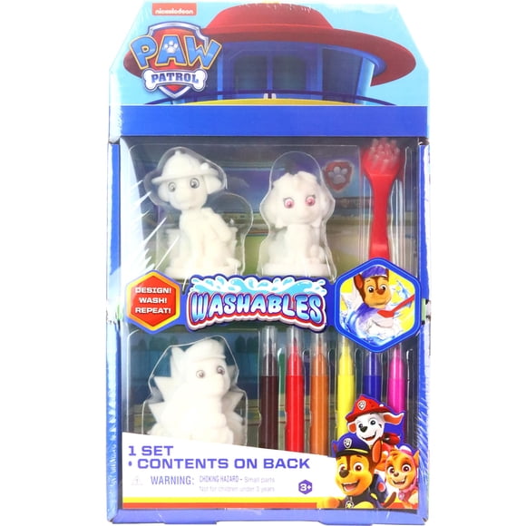 Toy Tara Toys Paw Patrol, lavables para perros, con cepillo y marcadores