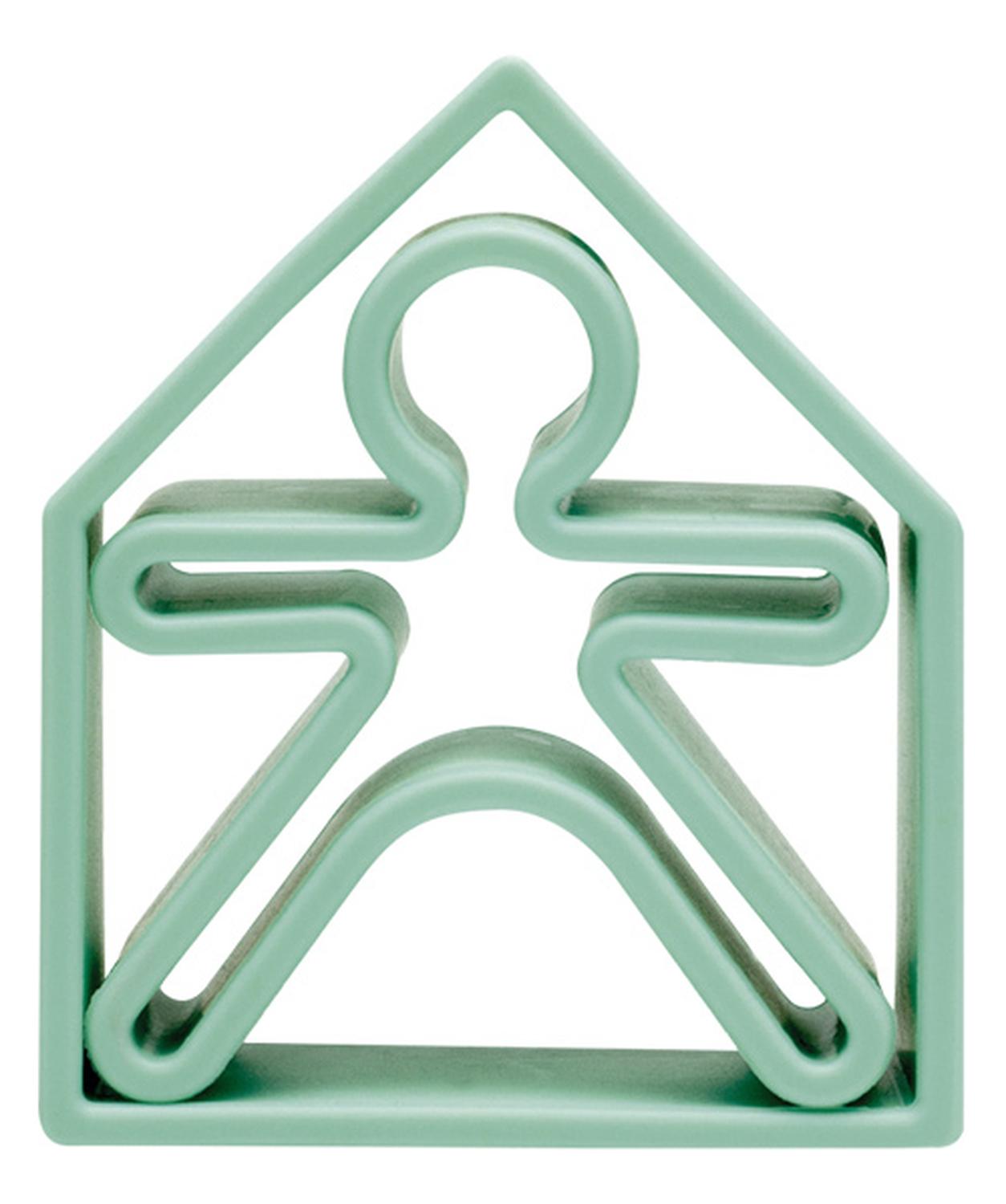 Set De Persona Y Casa Color Verde Pastel Dëna