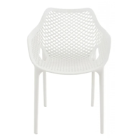 Habita2 Chile - Butaca City Para Exterior Apilable Resistente - Blanco
