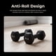 thumbnail image 4 of Mancuerna Sunny Health & Fitness de 4,5 kg con agarre de neopreno, 4 of 9