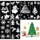 thumbnail image 1 of Plantillas de tatuajes temporales XMASIR, 6 hojas, Navidad, 1 of 9