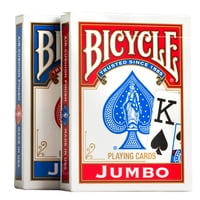 Bicycle - Juego De Cartas Jumbo Index Para Bicicleta, Paquete De 2