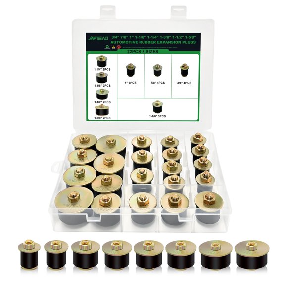 Tapones de congelación Japtend 22 piezas, kit de 8 tamaños