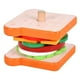 thumbnail image 4 of Comida Falsa, Juguetes Apilables De Madera, Cocina Educativa Temprana Para Manualidades DIY, Sándwich, 4 of 5