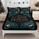 thumbnail image 1 of Bed Sheet Midnight Story: Goat Bird & Thorn'S Song Mystical Midnight Magic Legend Pattern Mattress Protector Elastic Design Fits Perfectly Creative Deep Pocket, 1 of 1