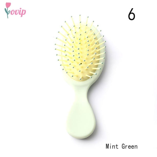 Travel Foldable Hair Comb with Mirror Brush Massage Anti Static Hair Comb Hairdressing Personality Hairpin Styling Combs Tool