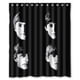 thumbnail image 1 of Cortina de ducha con imagen genial de los Beatles, juego de cortina de baño con ganchos, tamaño 60 x 72 pulgadas, 1 of 3