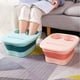 thumbnail image 2 of 1pc Portable Folding Mop Bucket, Foot Bath Massager, Space-saving Foot Wash Basin For Home Bathroom, Bathroom Accessories, 2 of 4
