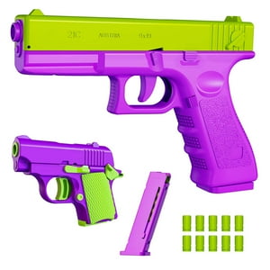 Juguete Shell Ejecting Toy 1911 Llessoo, 2 Paquetes, Color Morado