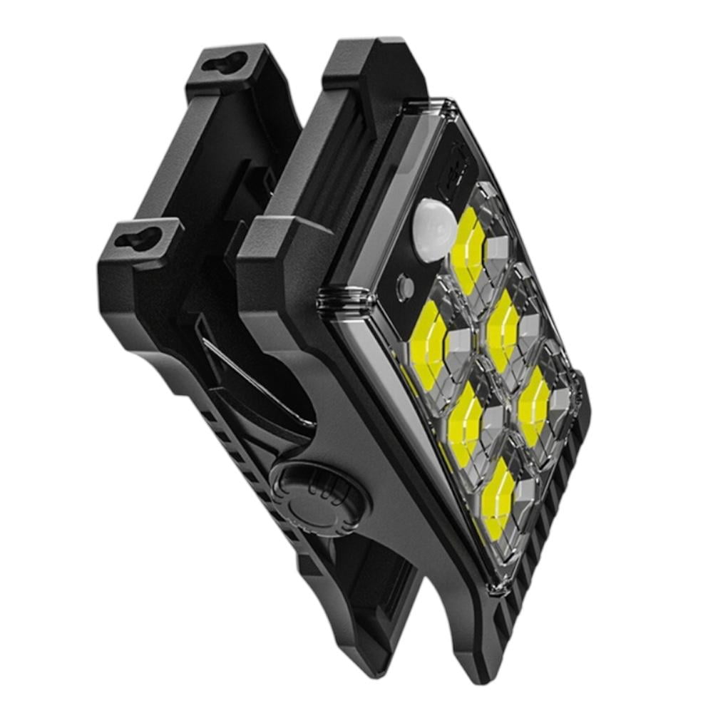 N-ofertas - Foco Solar Led Con Pinzas Exterior Portátil Recargable