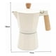 thumbnail image 3 of Cafetera Italiana 6 Tazas Cafetera Portatil Greca beige 0, 3 of 3