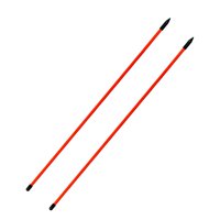 Ioensy - 2 Uds Palos De Alineación De Golf Varillas De Alineación De Golf Para Ejercicio De Práctica De Swing Rojo