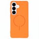 thumbnail image 1 of Carcasa Ultra Suave Compatible con MagSafe Naranja para Samsung Galaxy S26, 1 of 3