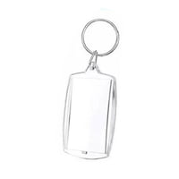 Bothyi - 100 Llaveros Acrílicos Con Foto Y Anilla Dividida Para Recuerdo De Fiesta, Inserto En Blanco