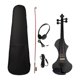 thumbnail image 3 of Set Violín Eléctrico Silencioso 4/4 Fiocias Negro, 3 of 5