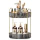 thumbnail image 1 of Organizador de maquillaje Oifecsie, giratorio 360°, 2 niveles con soporte para brochas, 1 of 7