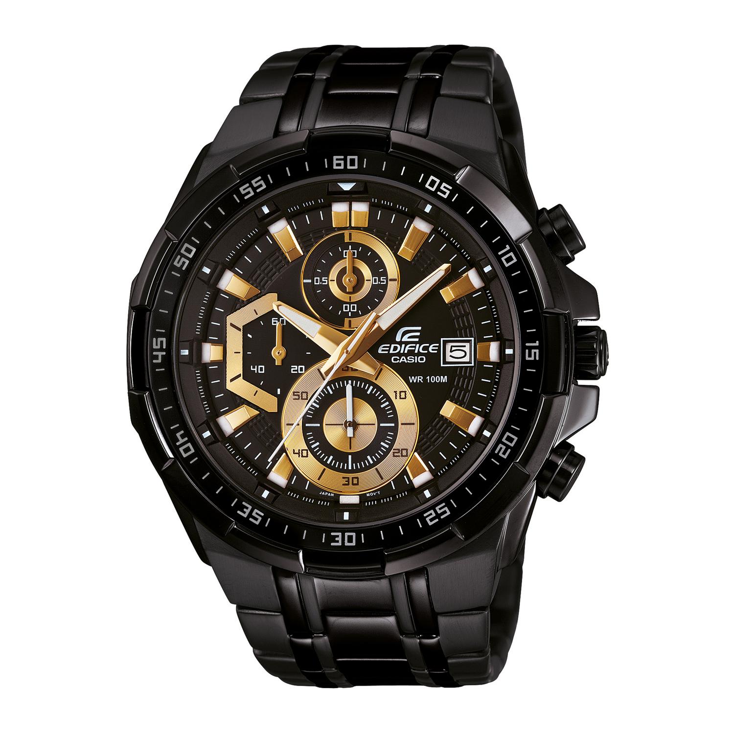 Reloj Edifice Efr-539Bk-1Avudf Acero Hombre Negro Negro