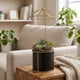 thumbnail image 3 of Macetero Metalico Con Pedestal Decorativo Plantas Suculentas gris, 3 of 10