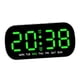 thumbnail image 5 of Reloj Despertador Digital Ajuste De Brillo De 5 Niveles Para Dormitorio, Estante, Sala De Estar, Verde, 5 of 5